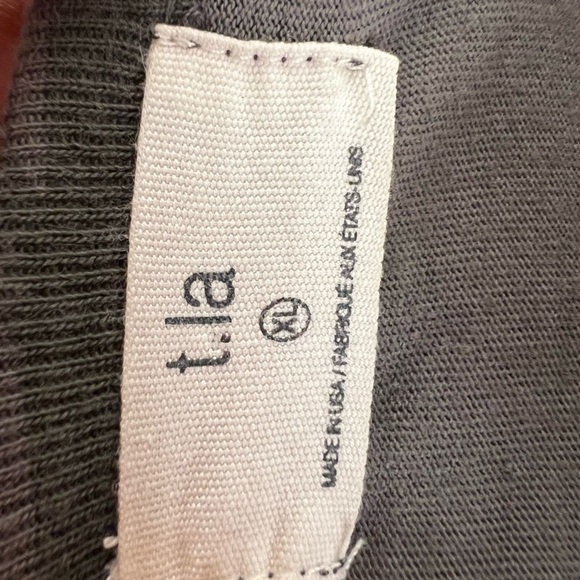 Anthropologie t.la women’s camo open shoulder tunic/dress xl - Picture 6 of 7